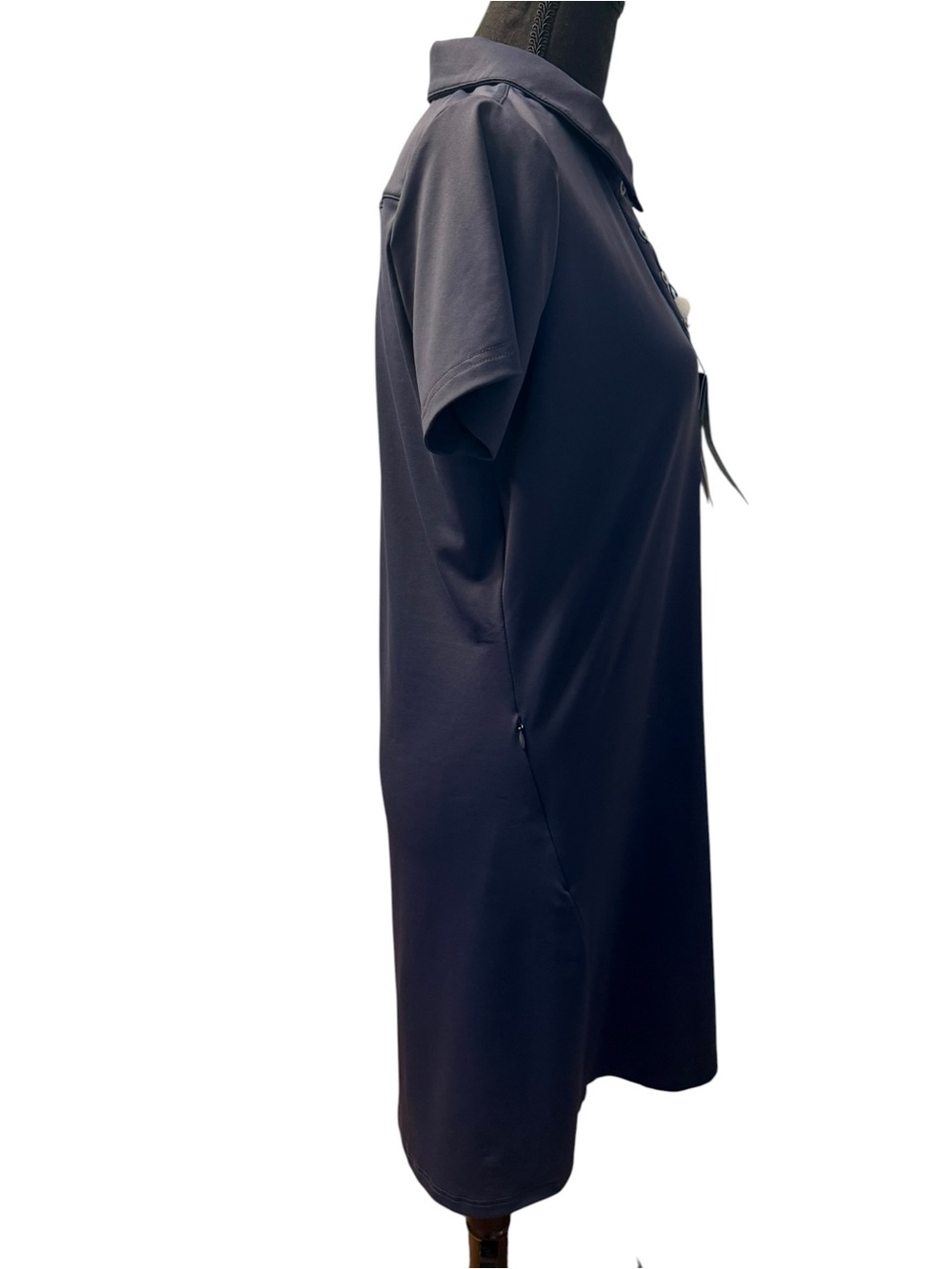 William Murray Classic Polo Golf Dress Navy Blue Medium NWT - Picture 5 of 9